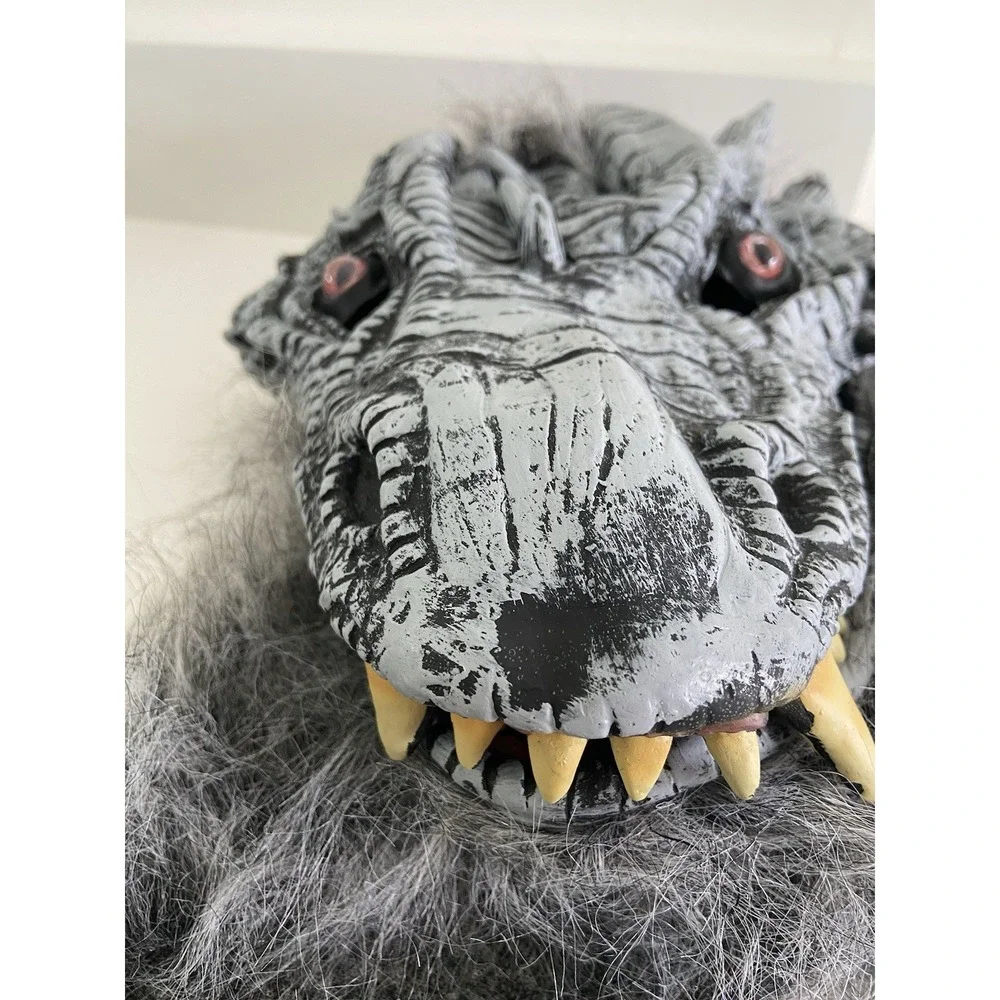 Kids XL Dragon Mask Halloween‎ Costume Gray Headpiece Hyde and Eek Boutique